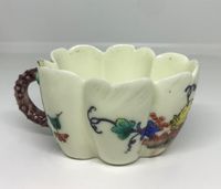 Mennecy Fluted Sauceboat or Cup