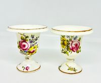 Pair of Mennecy Medici Vases