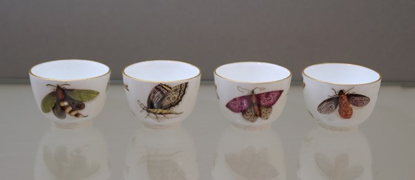 A Meissen set of four small cups