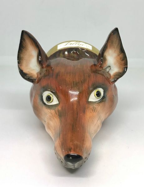 Staffordshire Fox Head Stirrup Cup