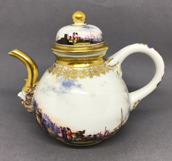 Early Meissen Teapot and Cover
