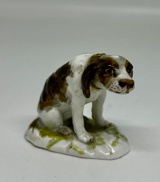 Meissen Model of a Seated Hound
