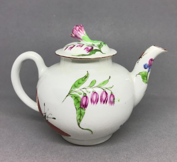 Rare Small Worcester Teapot and Cover