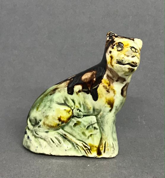 Pottery Whieldon Model of a Lioness
