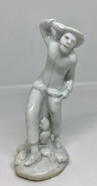 Longton Hall Figure of Harlequin