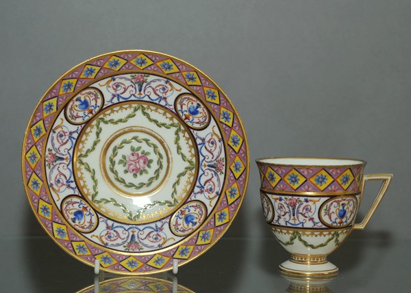 Sevres Cup and Saucer